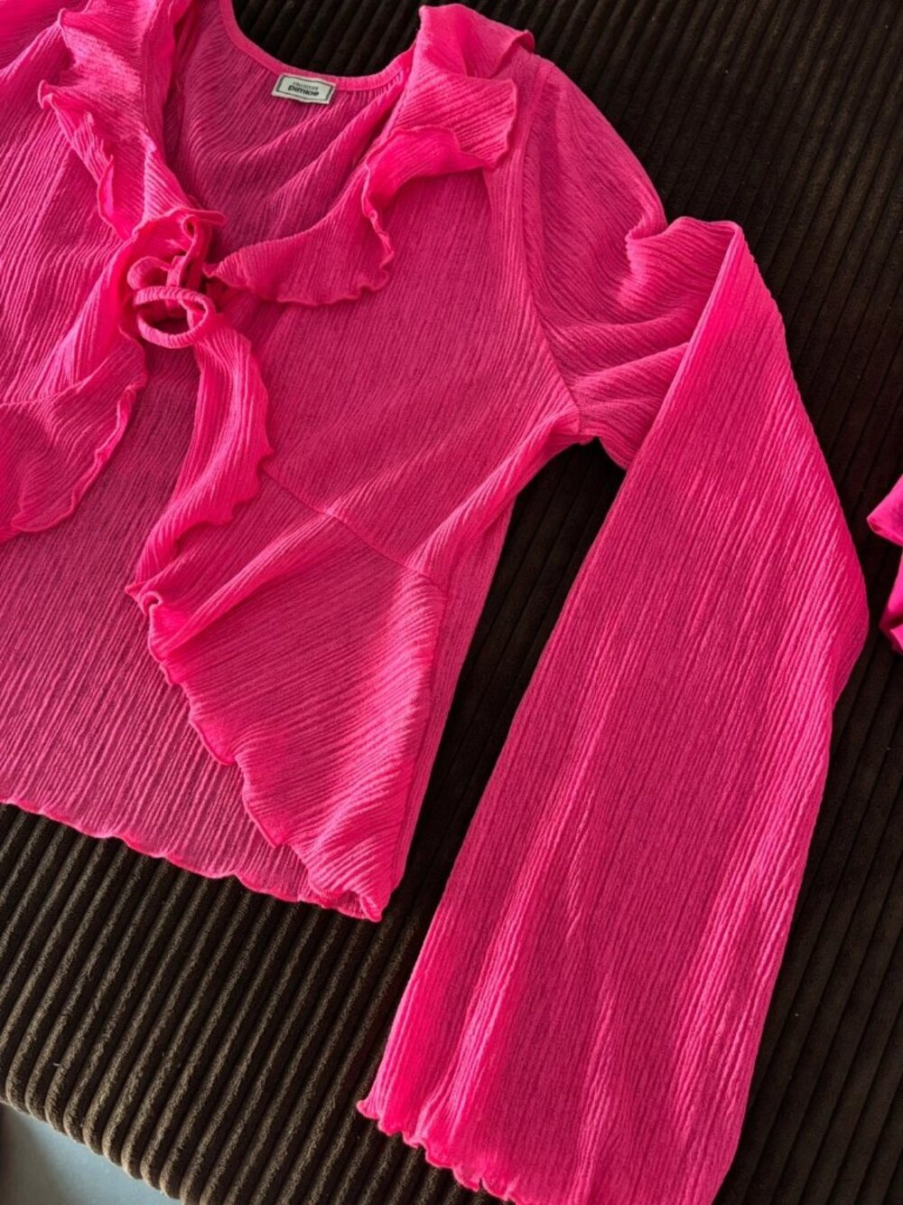 Blouse fuschia - Picture 2 of 3